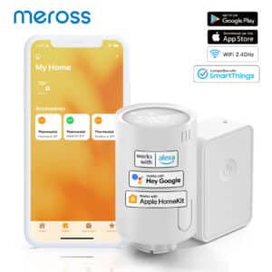 MEROSS MTS150H Smart Heizkörperthermostat Kit, Heizungsthermostat 1